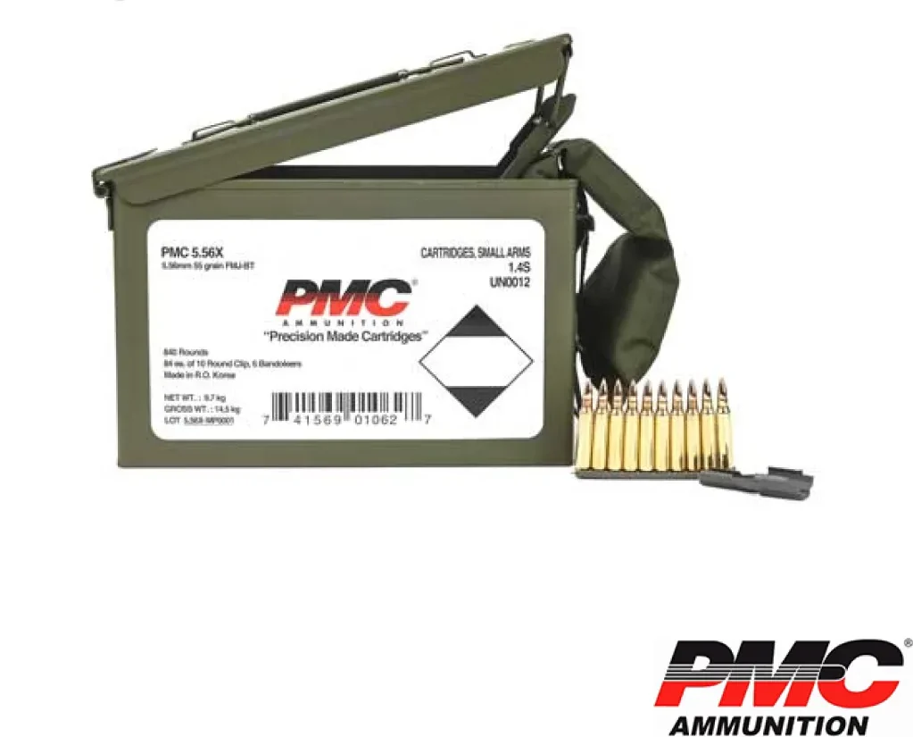PMC X-Tac 5.56 NATO 55gr. FMJ-BT 840rds
