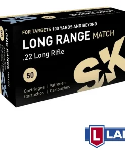 Lapua SK Long Range Match .22LR 40gr. LRN (50rds & 500rds)