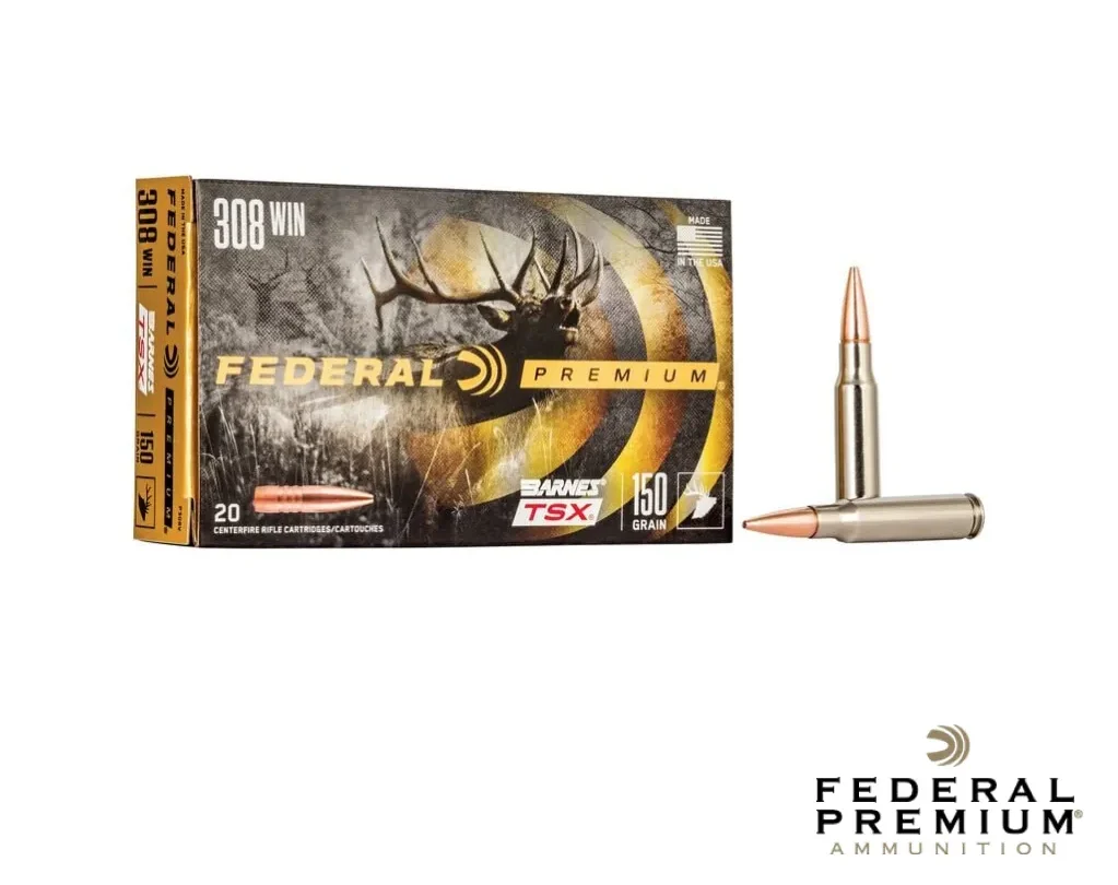 Federal Vital Shok .308 Win 150gr. Barnes TSX 20rds