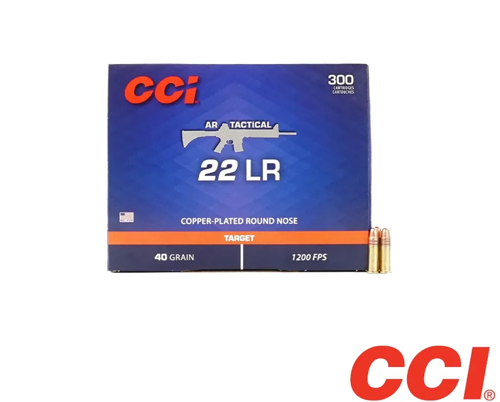 CCI AR Tactical .22LR 40gr. CPRN (300rds & 3000rds)